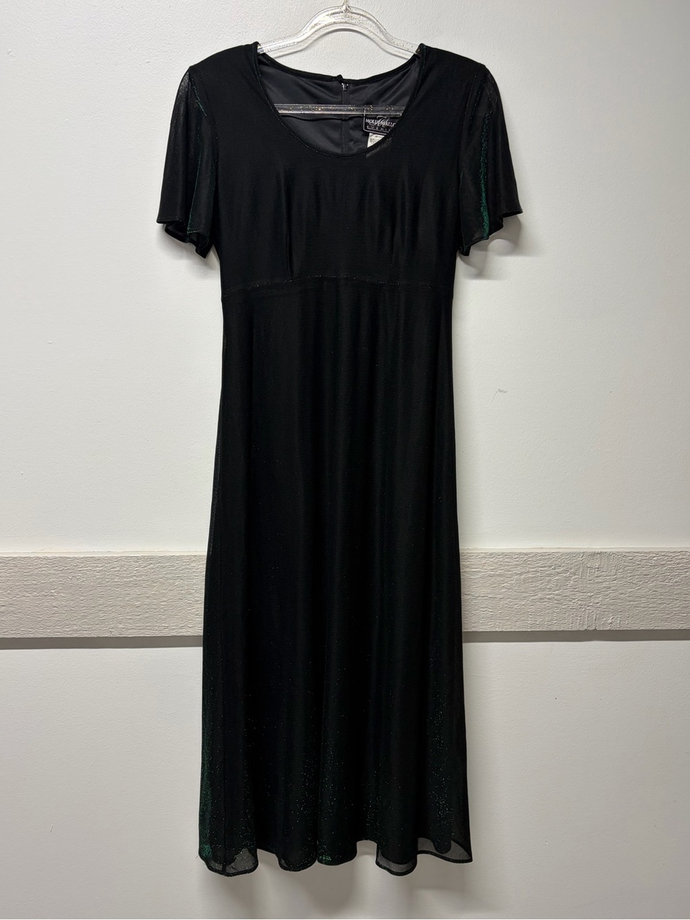 Black and Green Dress